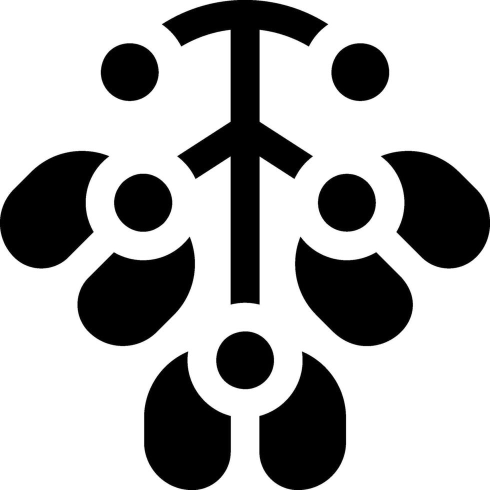 A black and white logo with four people vector