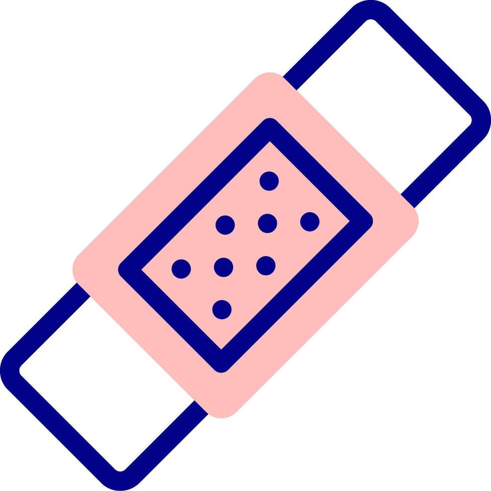 A bandage with dots on it vector
