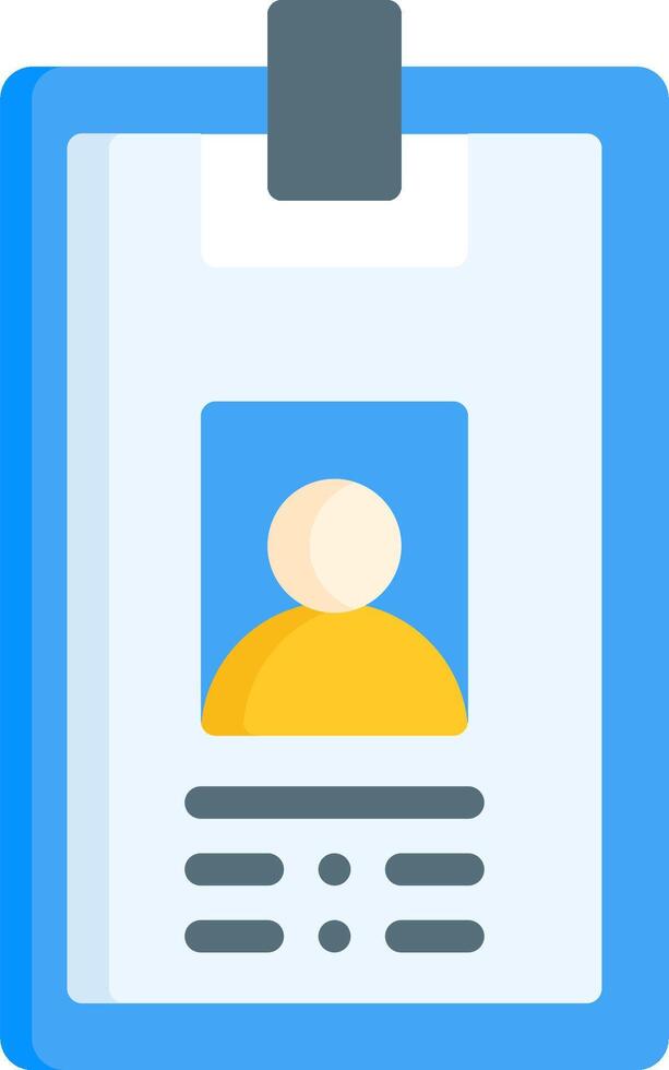A person is shown in a blue folder icon vector