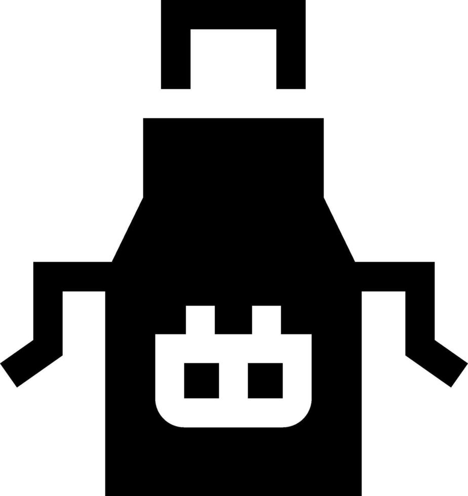 A black and white icon of a bag with a handle vector