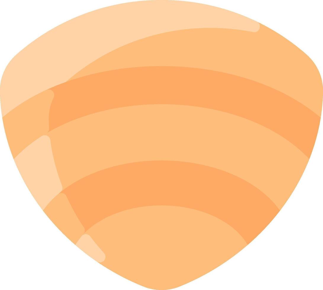 An orange wifi icon on a white background vector