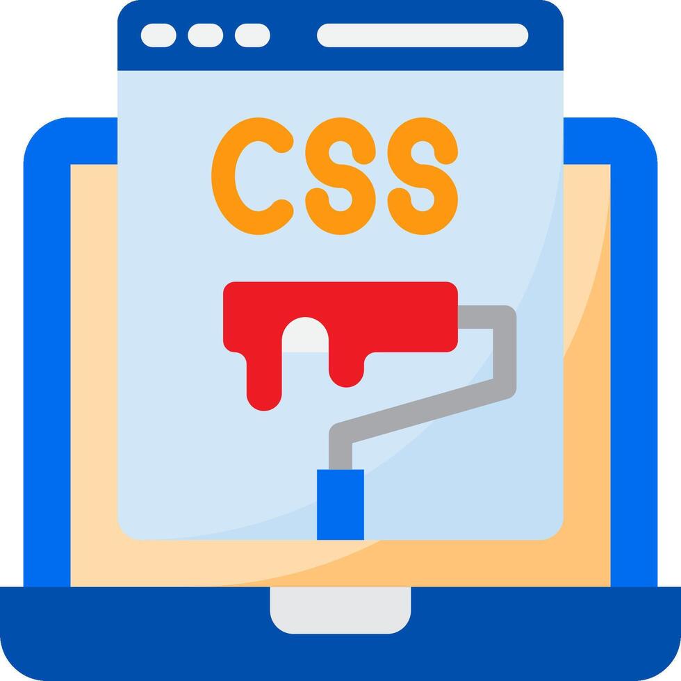css es un programación idioma ese es usado a crear el Mira y sensación de un sitio web vector