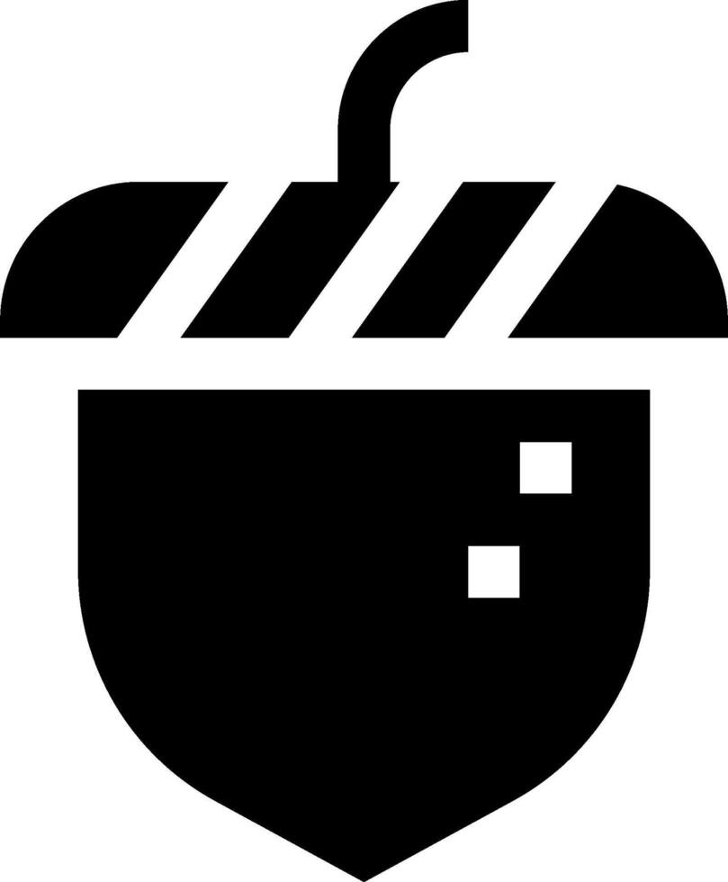 Acorn illustration design vector