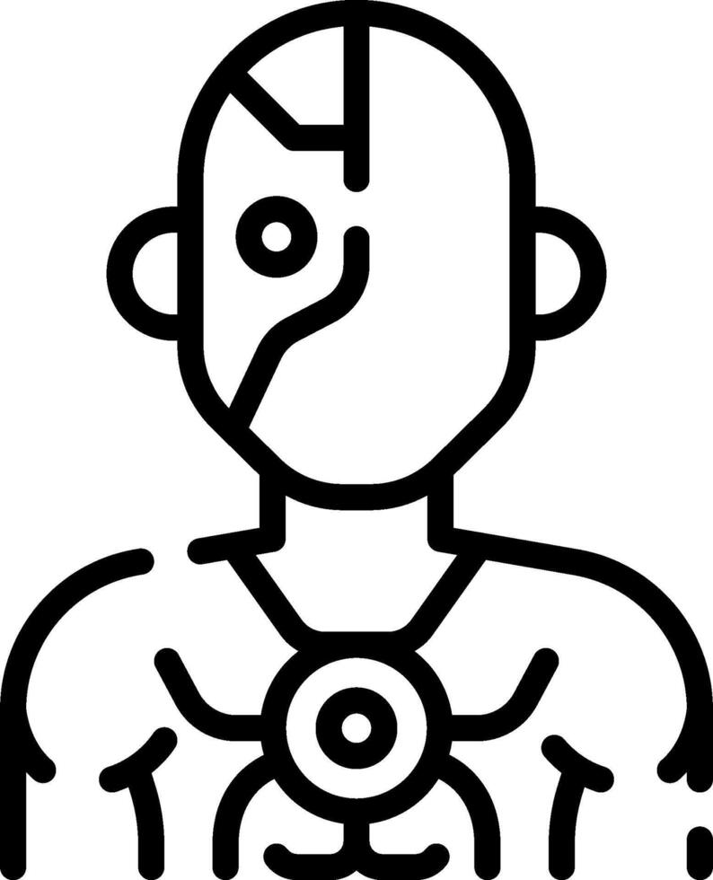 A man with a heart on his chest vector