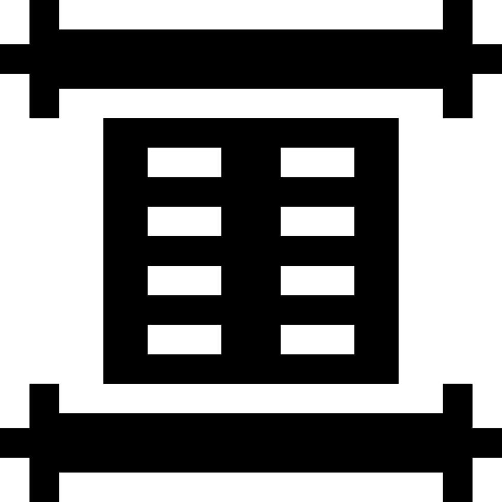 A black and white image of a scroll vector