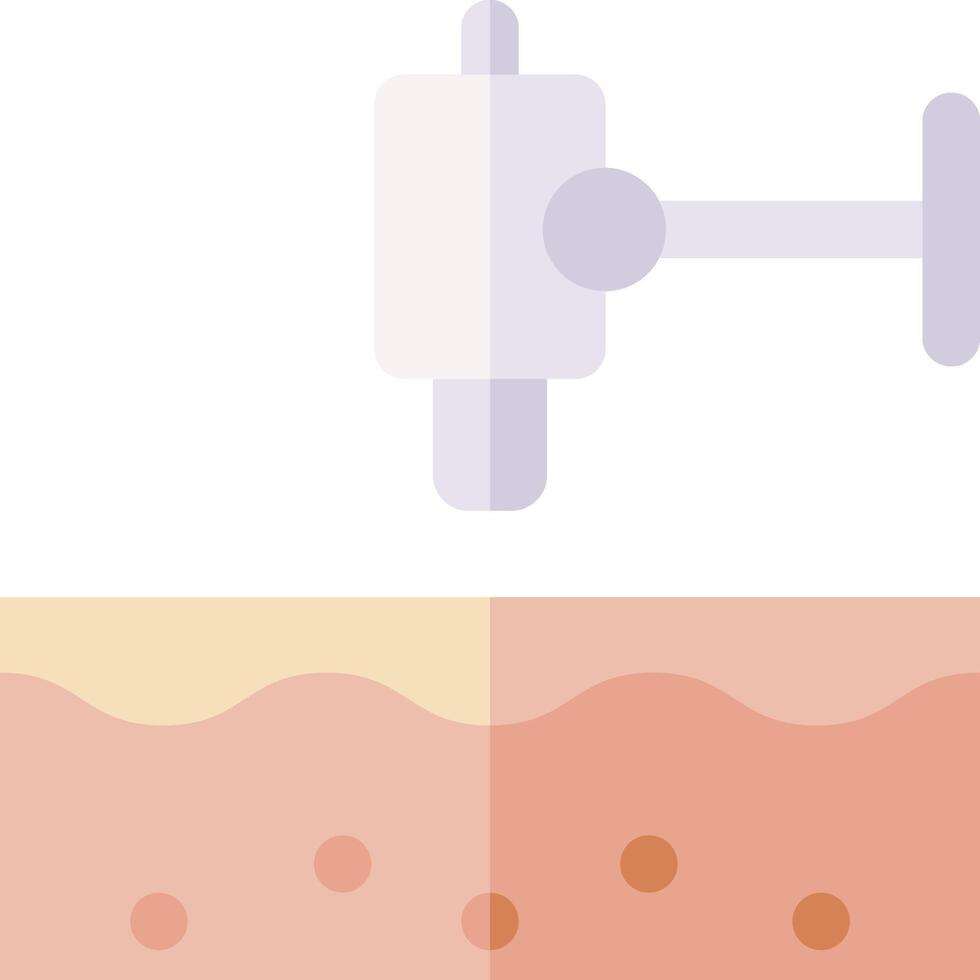 A skin care device is shown with a white background vector