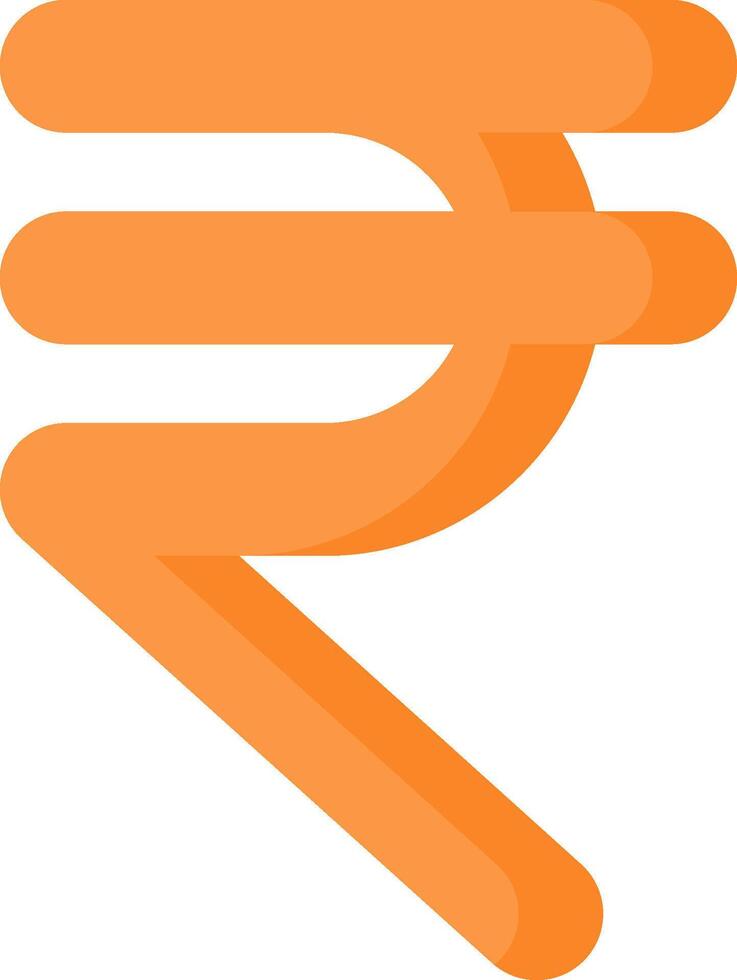 Indian rupee currency symbol vector
