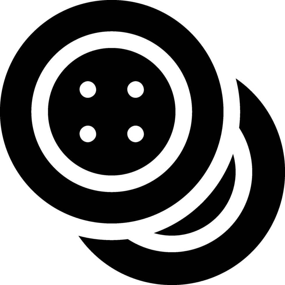 Button illustration design vector