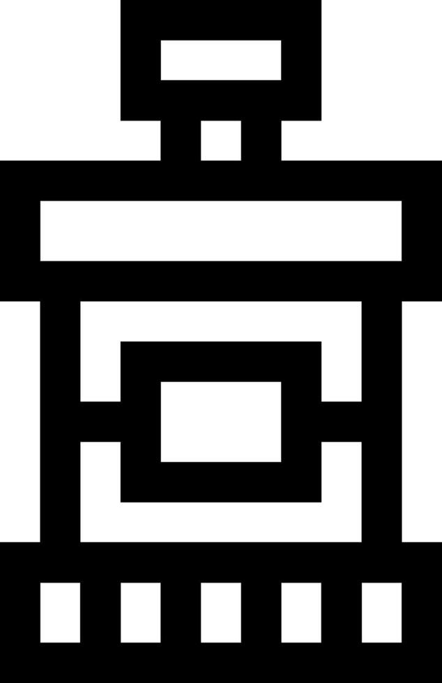 A black and white image of a train vector