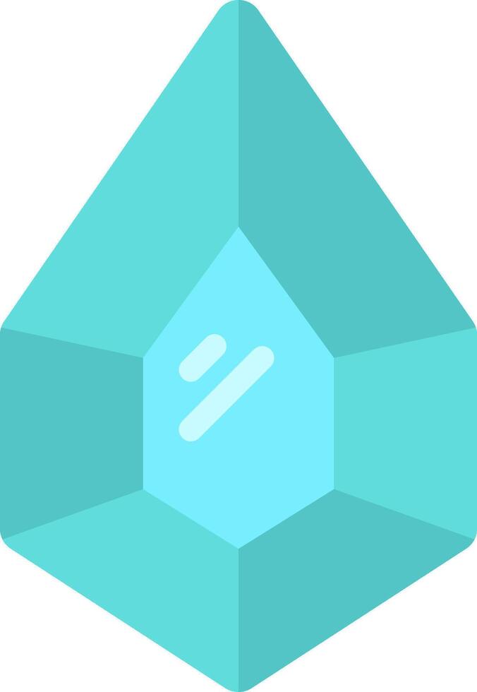 A blue cube with a white background vector