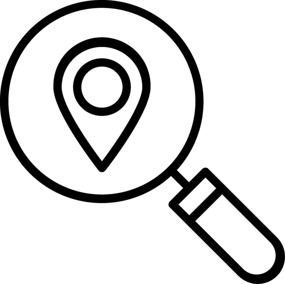 Magnifying icon illustration vector