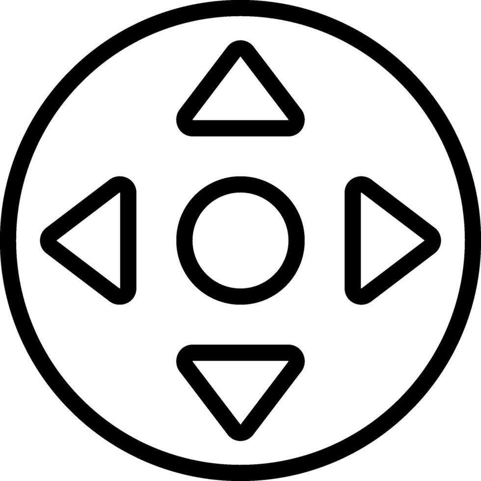 A black and white image of a game controller vector