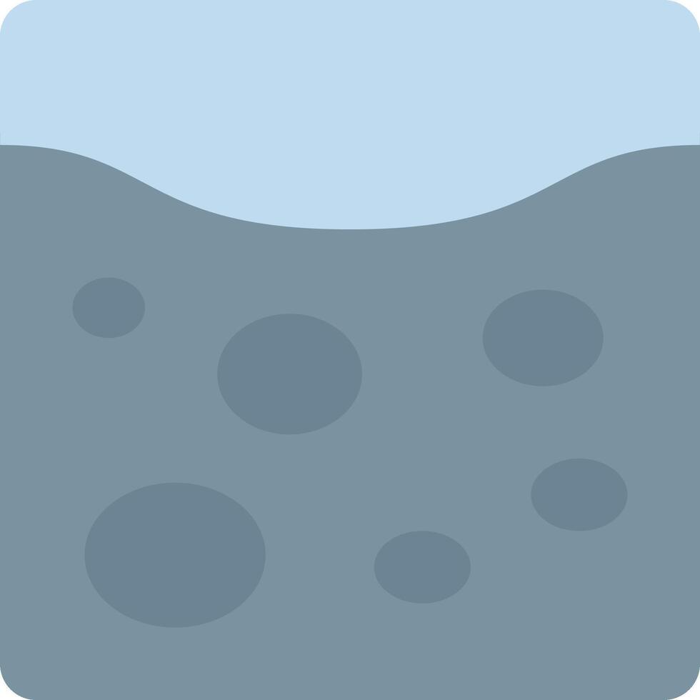 A blue square with a blue sky and a few dots vector