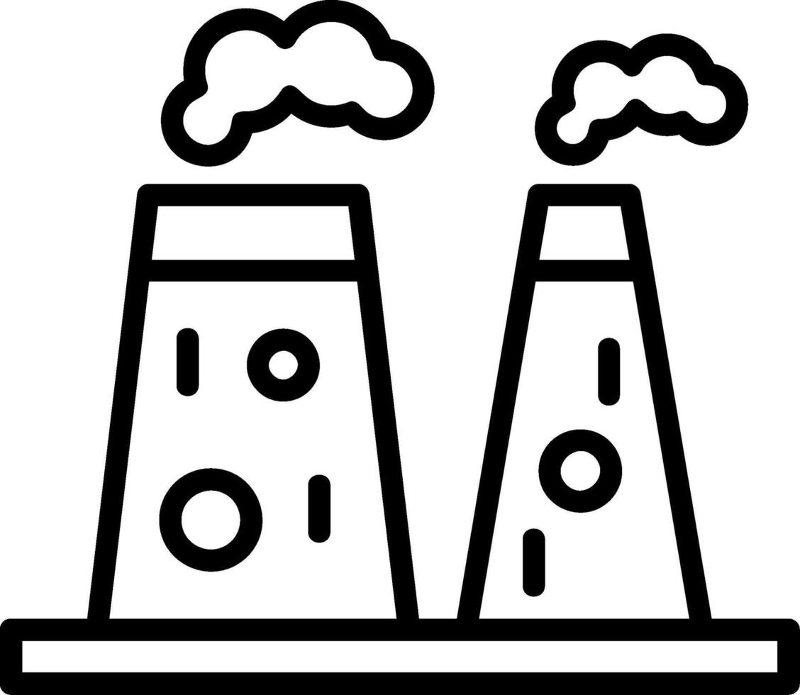 Geothermal Energy Line Icon vector