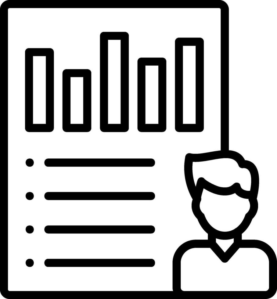 User Scenarios Line Icon vector