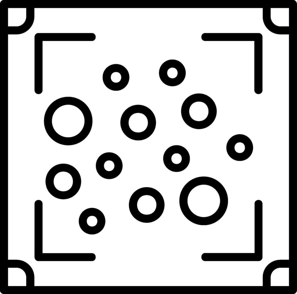 Heat Maps Line Icon vector