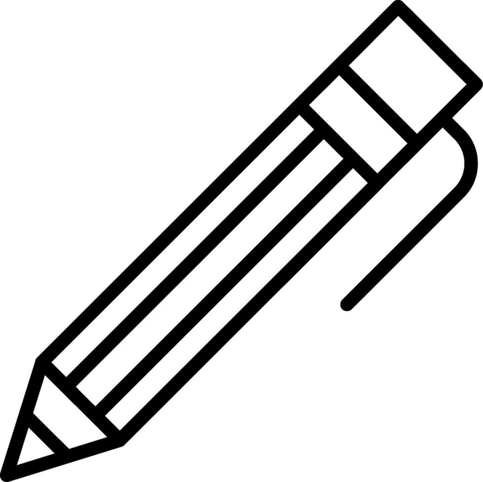 Pen Line Icon vector