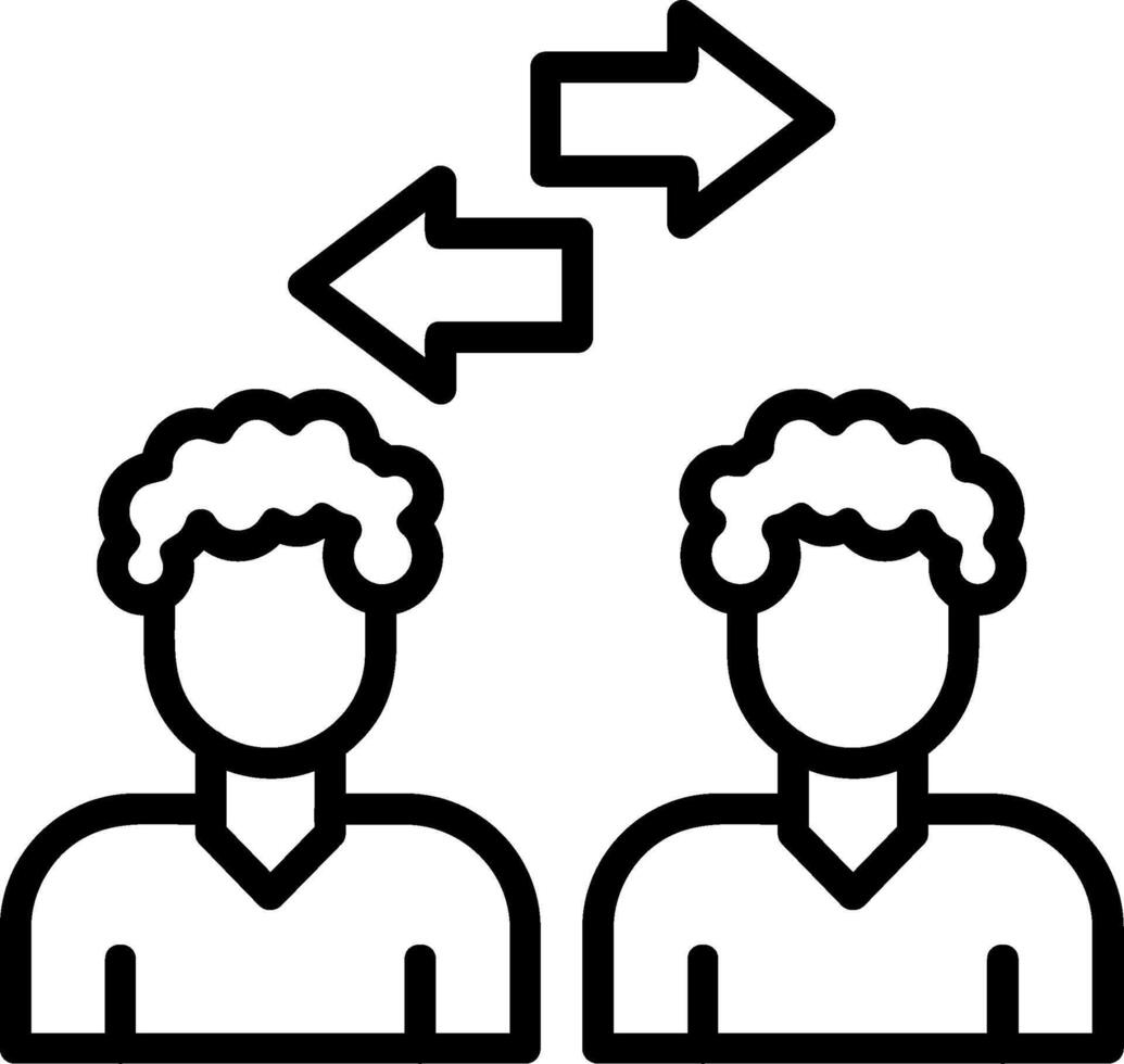 Conference Line Icon vector