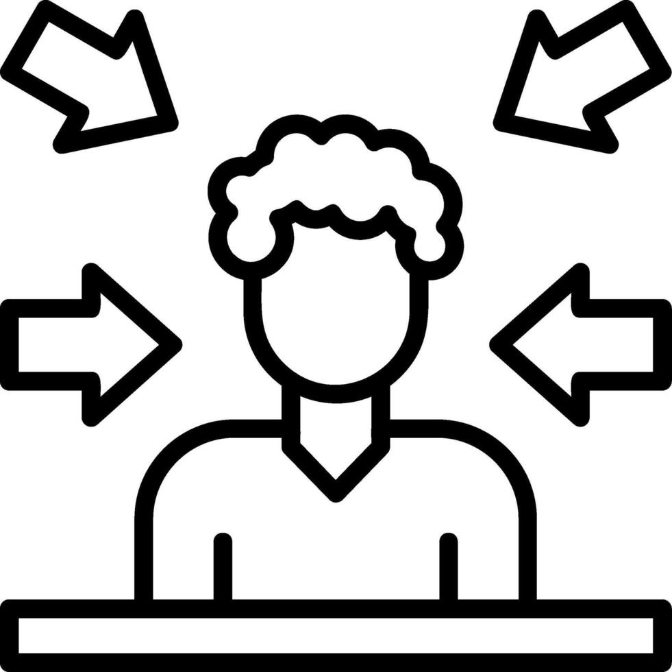 Notoriety Line Icon vector