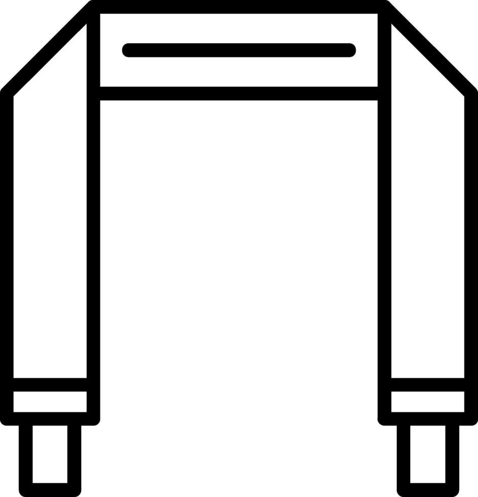 Camera Strap Line Icon vector