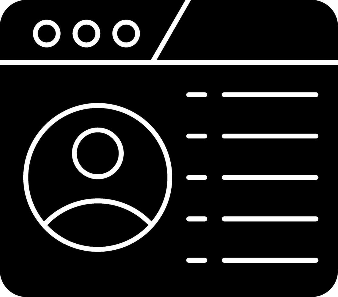 User Interface Glyph Icon vector