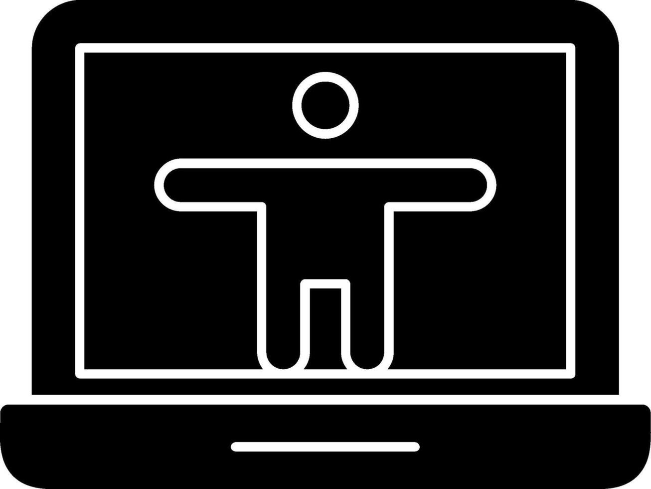 Accessibility Glyph Icon vector