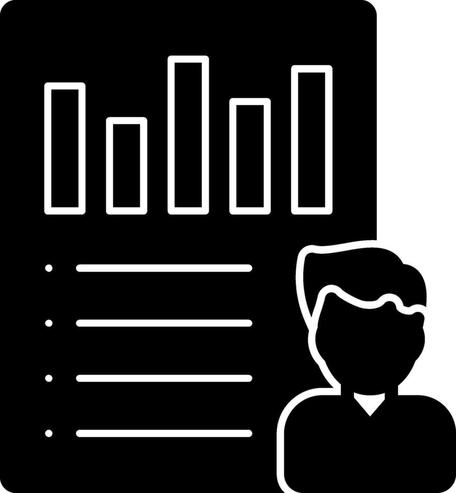 User Scenarios Glyph Icon vector