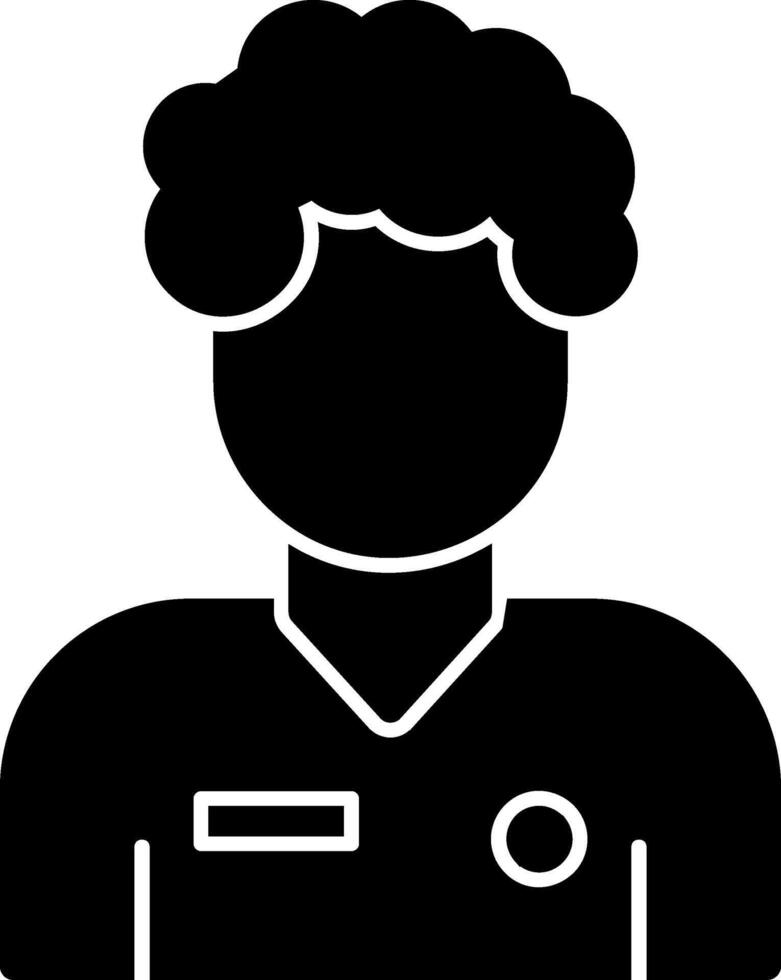 Student Glyph Icon vector