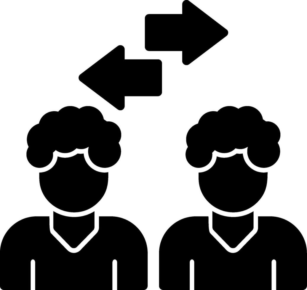 Conference Glyph Icon vector