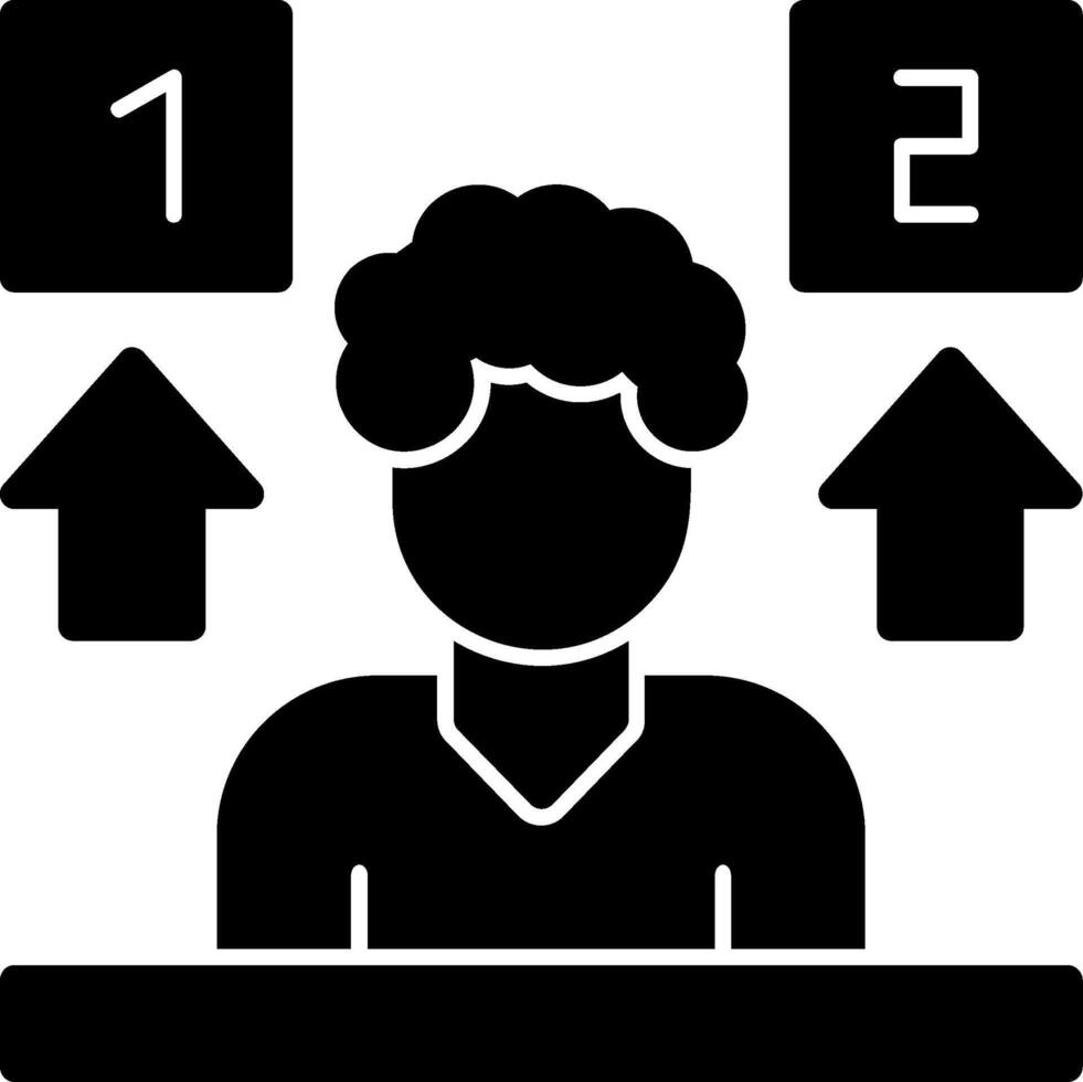 Opinion Glyph Icon vector