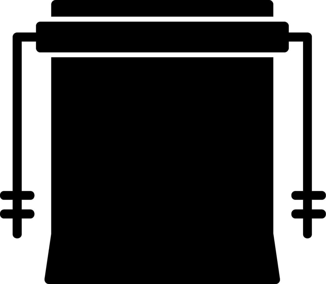 Camera Backdrop Glyph Icon vector