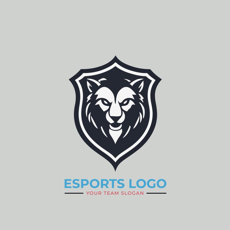 The logo for esports team vector