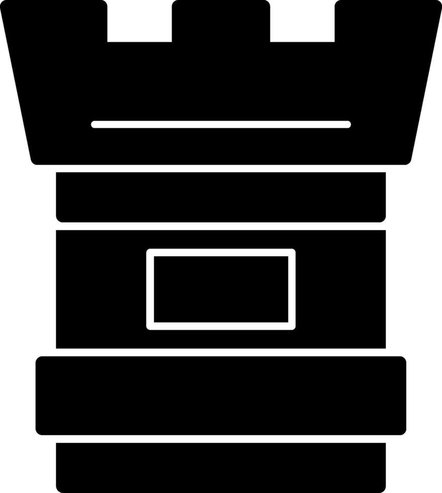 Camera Lens Glyph Icon vector