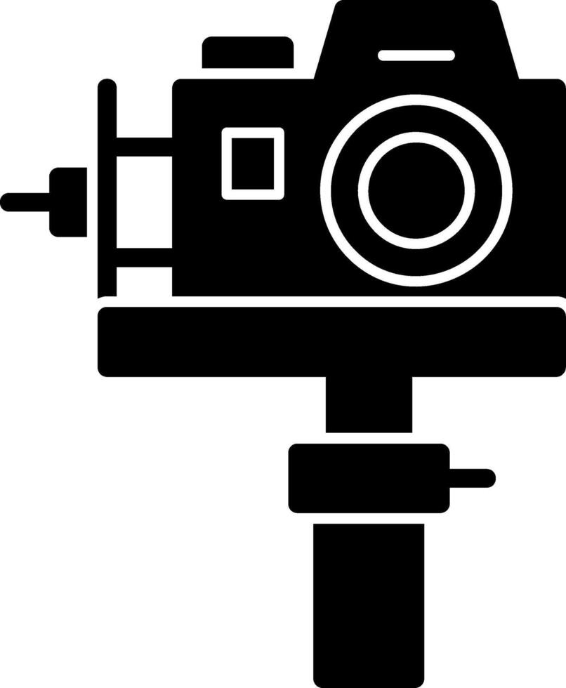 Gimbal Glyph Icon vector