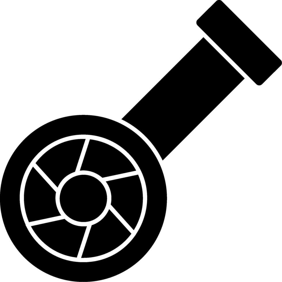 Fisheye Camera Glyph Icon vector