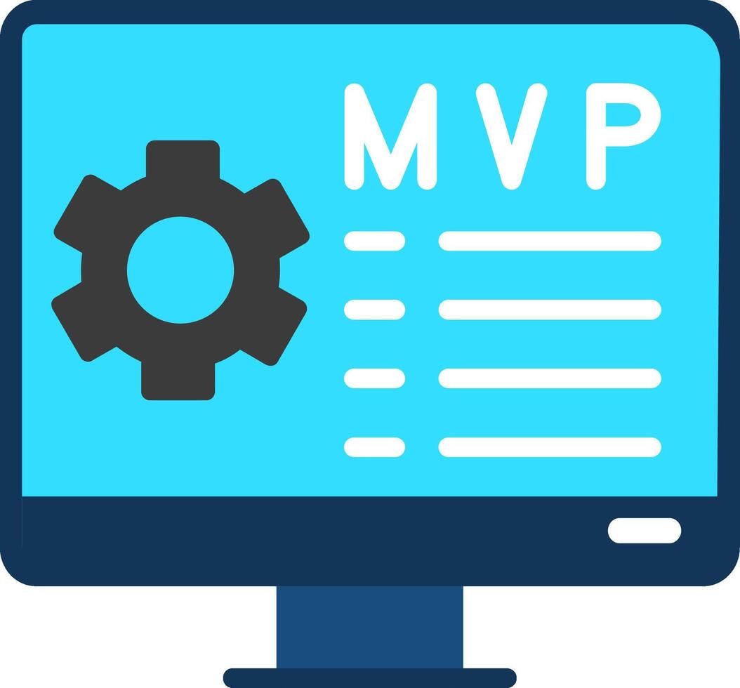 Minimum Viable Product Flat Icon vector