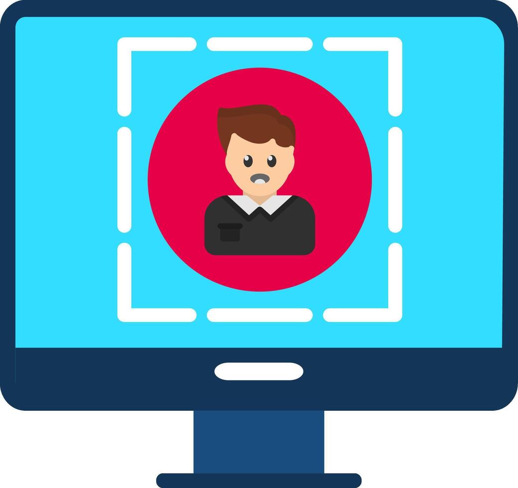 User Centered Design Flat Icon vector