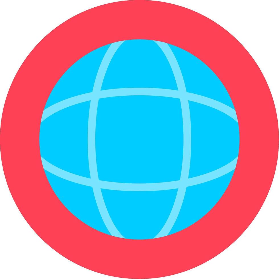 Globe Flat Icon vector