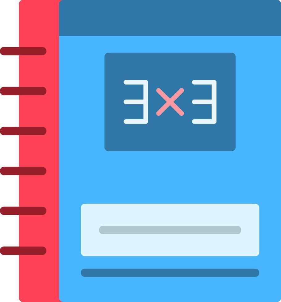Notebook Flat Icon vector