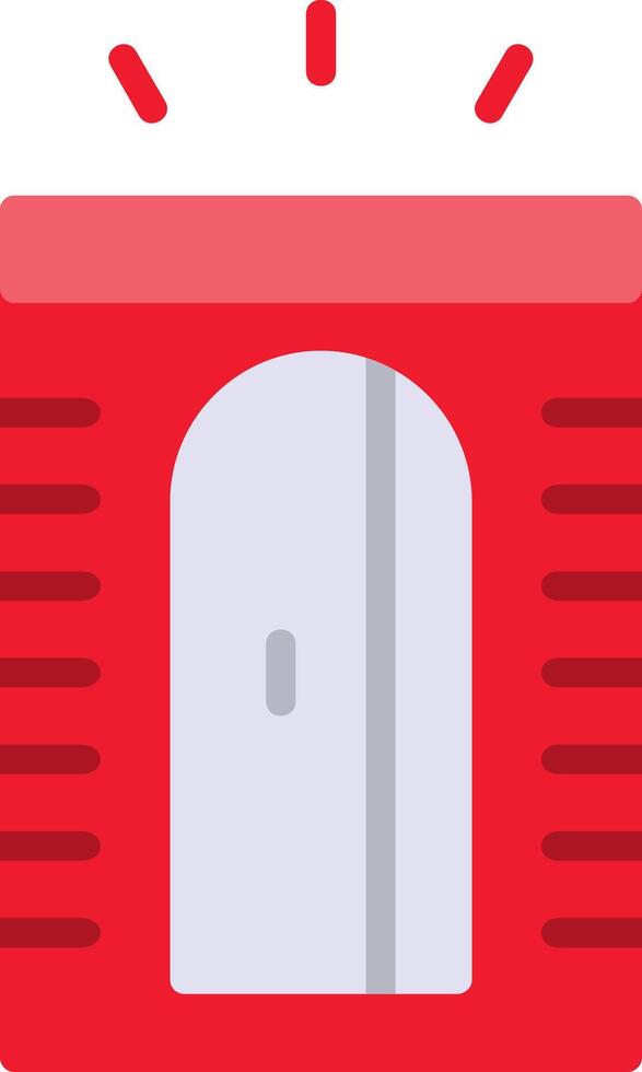 Pencil Sharpener Flat Icon vector