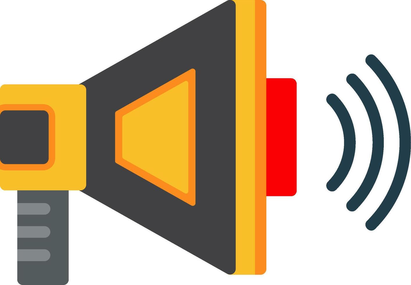 Megaphone Flat Icon vector