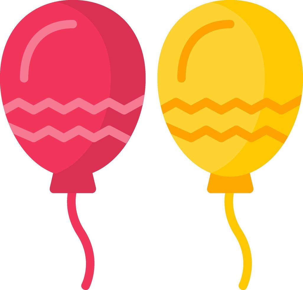 Balloons Flat Icon vector