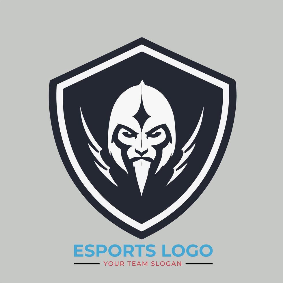 Esports logo design template, illustration vector