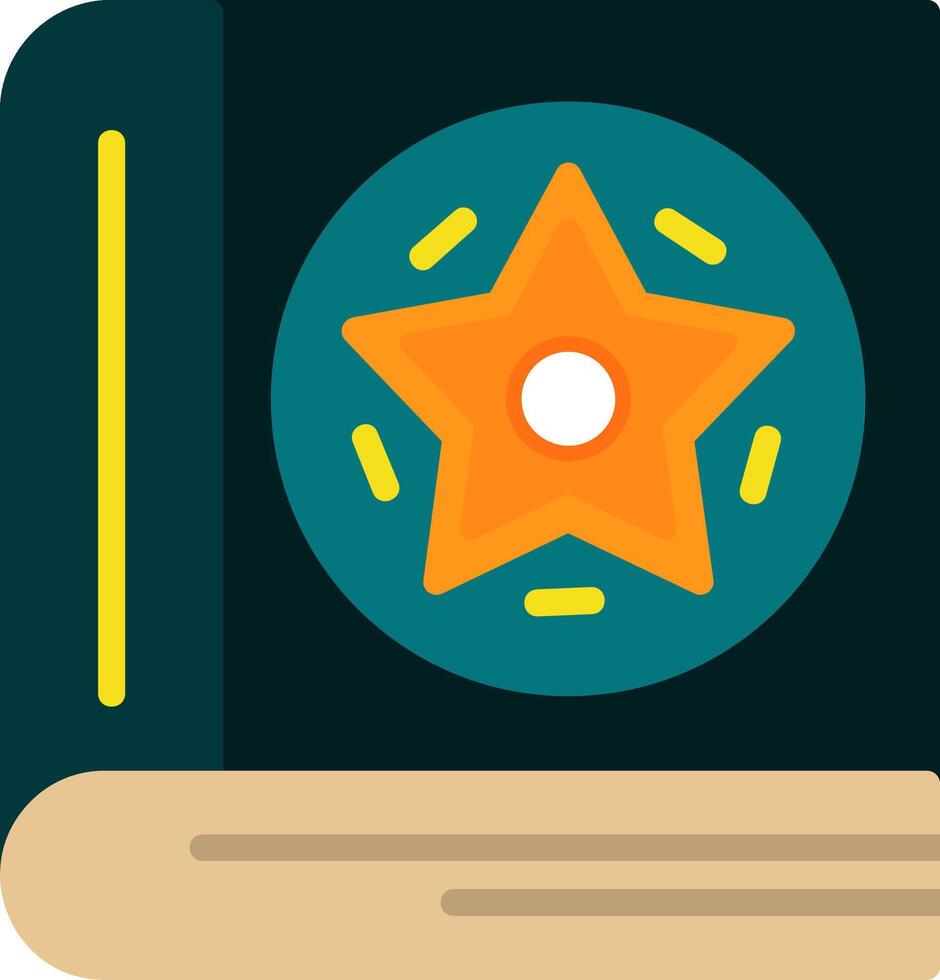 Spellbook Flat Icon vector