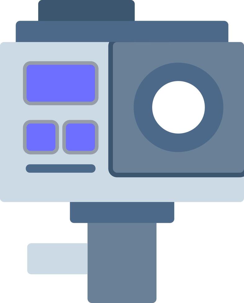 Action Camera Flat Icon vector