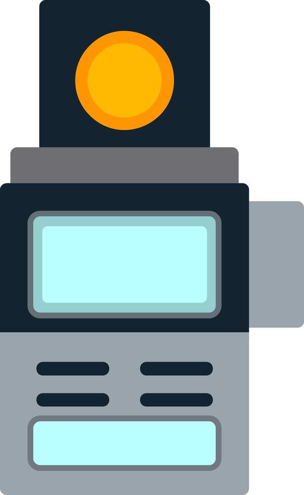 Camera Meter Flat Icon vector