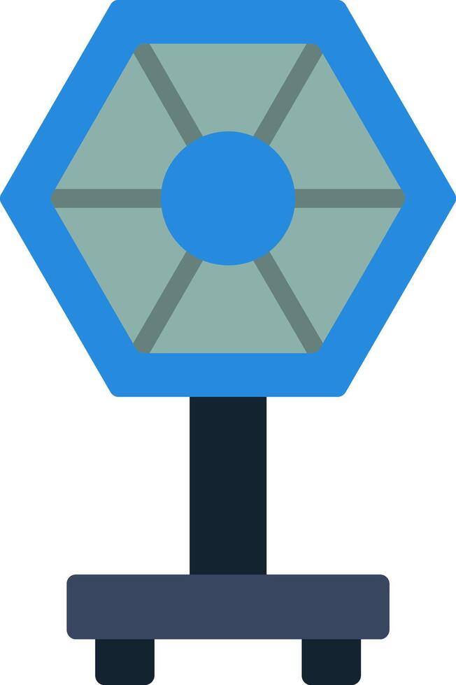 Camera Reflector Flat Icon vector
