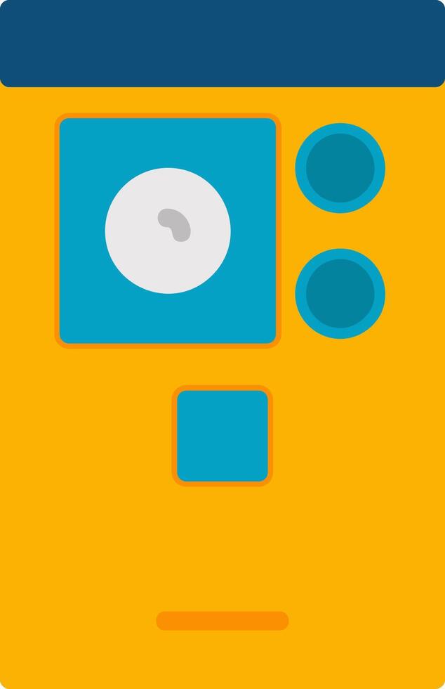 Smartphone Camera Flat Icon vector
