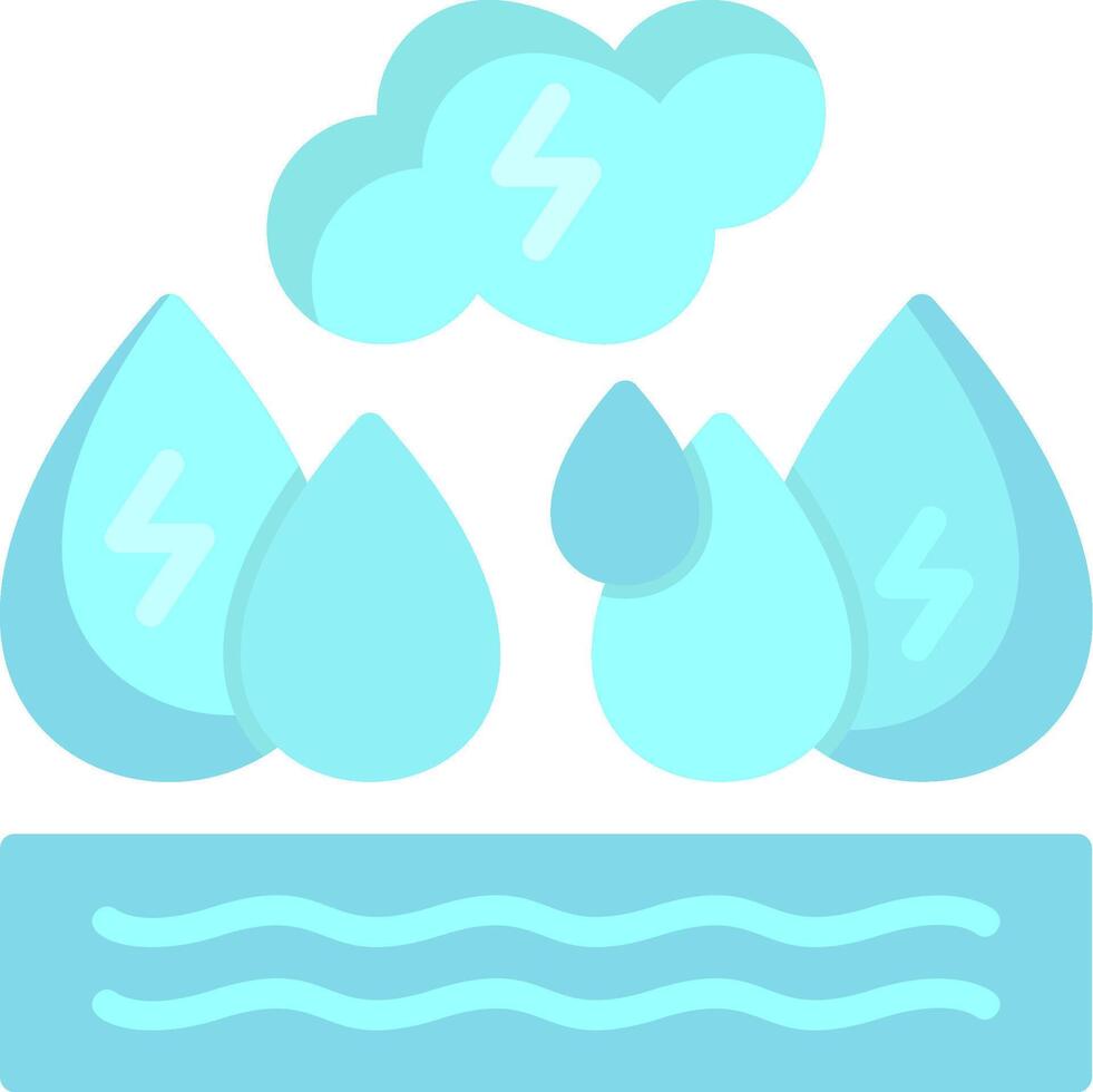 Ocean Energy Flat Icon vector
