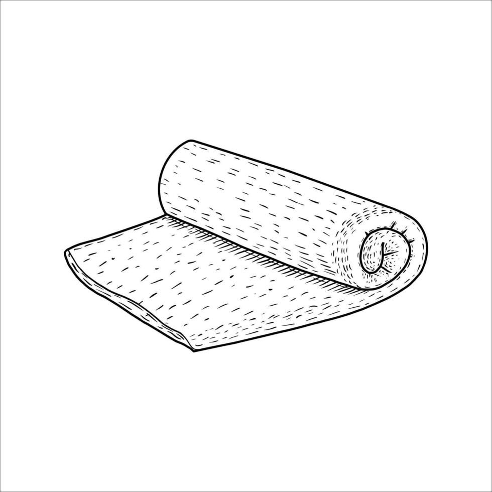 Towel. Spa collection. illustration vector